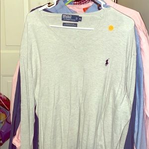 Polo Pull Over V Neck